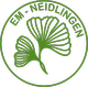 Logo von em-neidlingen - Ginkoblatt mit EM-NEIDLINGEN